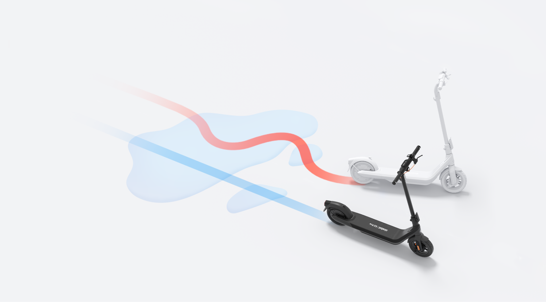 Ninebot E2 Pro E-Scooter - Long-Range Commuter with 10" Tires, Fast Folding & Powerful Headlight for Adults