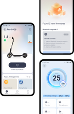 Ninebot E2 Pro E-Scooter - Long-Range Commuter with 10" Tires, Fast Folding & Powerful Headlight for Adults
